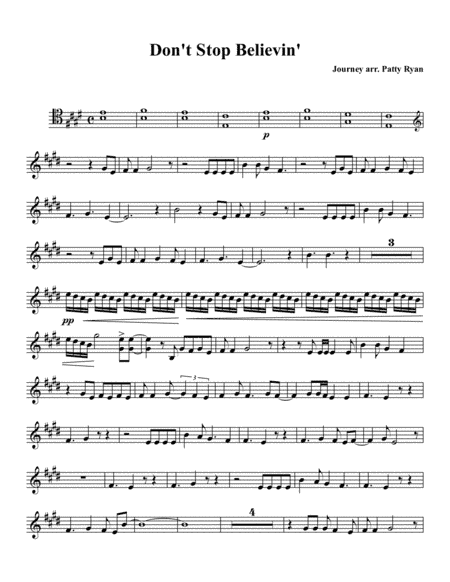 Don't Stop Believin' (arr. Patricia Ryan)