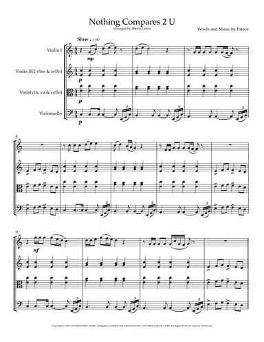 Nothing Compares 2 U (arr. Sherry Lewis)