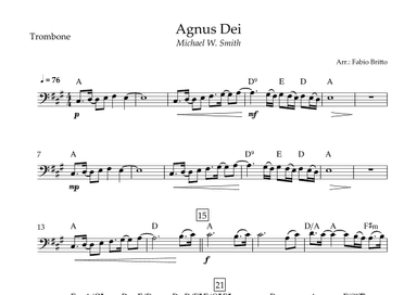 Agnus Dei (arr. Fabio Britto)
