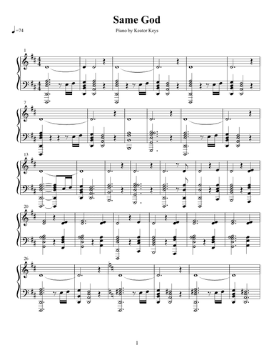 Same God (arr. Keator Keys)