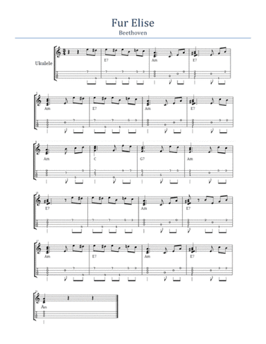 Fur Elise (arr. Enea A.)