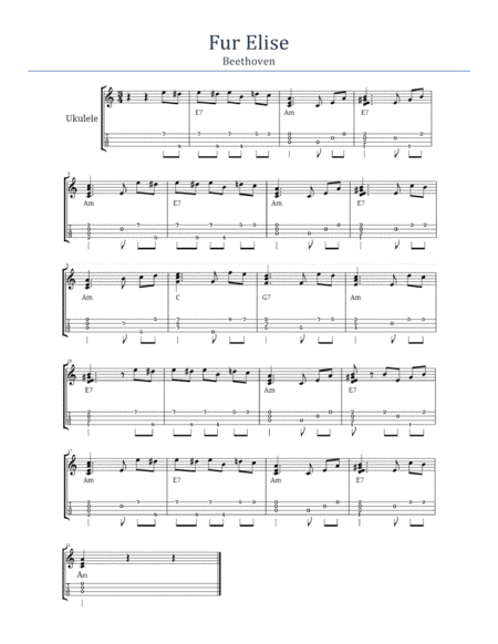 Fur Elise (arr. Enea A.)