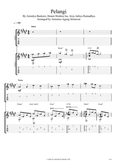 Pelangi (arr. Antonius Agung Setiawan)