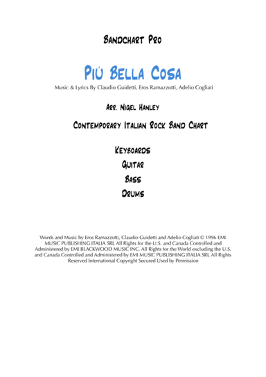 Piu Bella Cosa (arr. Nigel Hanley)