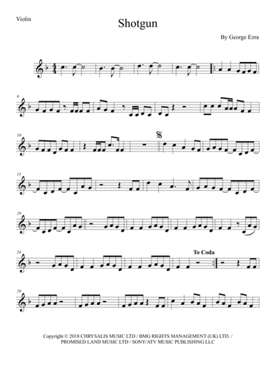 Shotgun (arr. Ellen Harle)