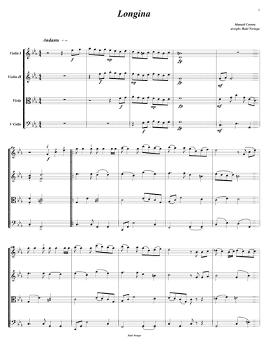 Longina (arr. RAUL NORIEGA)