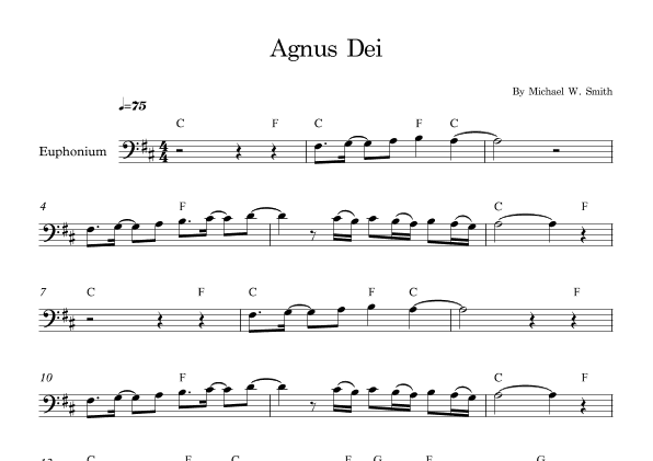 Agnus Dei (arr. E.P)