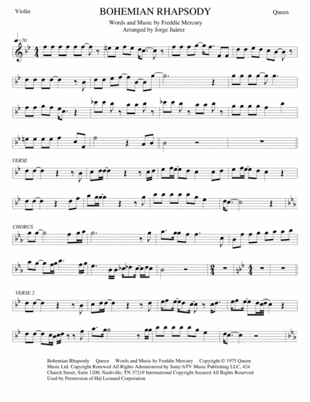 Bohemian Rhapsody (arr. Jorge Juarez)