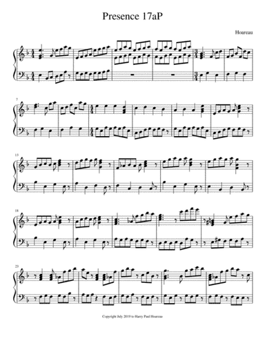 Presence 17a Piano