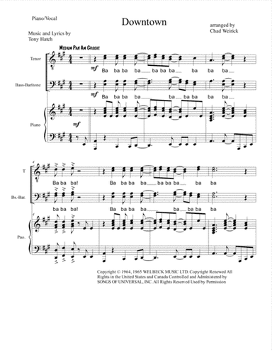 Downtown (arr. Chad Weirick)