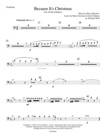 Because It's Christmas (For All the Children) (arr. Richard Wolf)