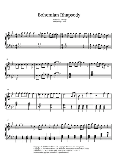 Bohemian Rhapsody (arr. Ksenia)