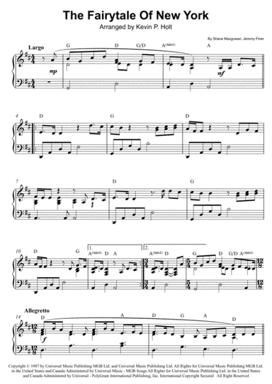 Fairytale Of New York (arr. Kevin P. Holt)