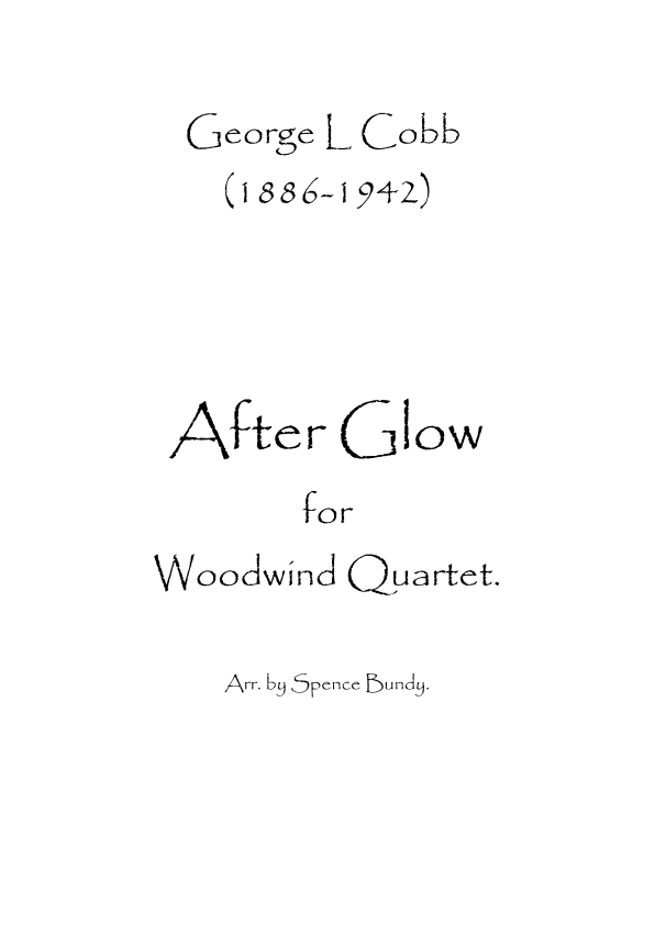 After Glow (arr. Spence Bundy)