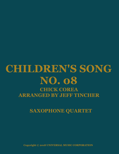 Children's Song No. 8 (arr. Jeff Tincher)