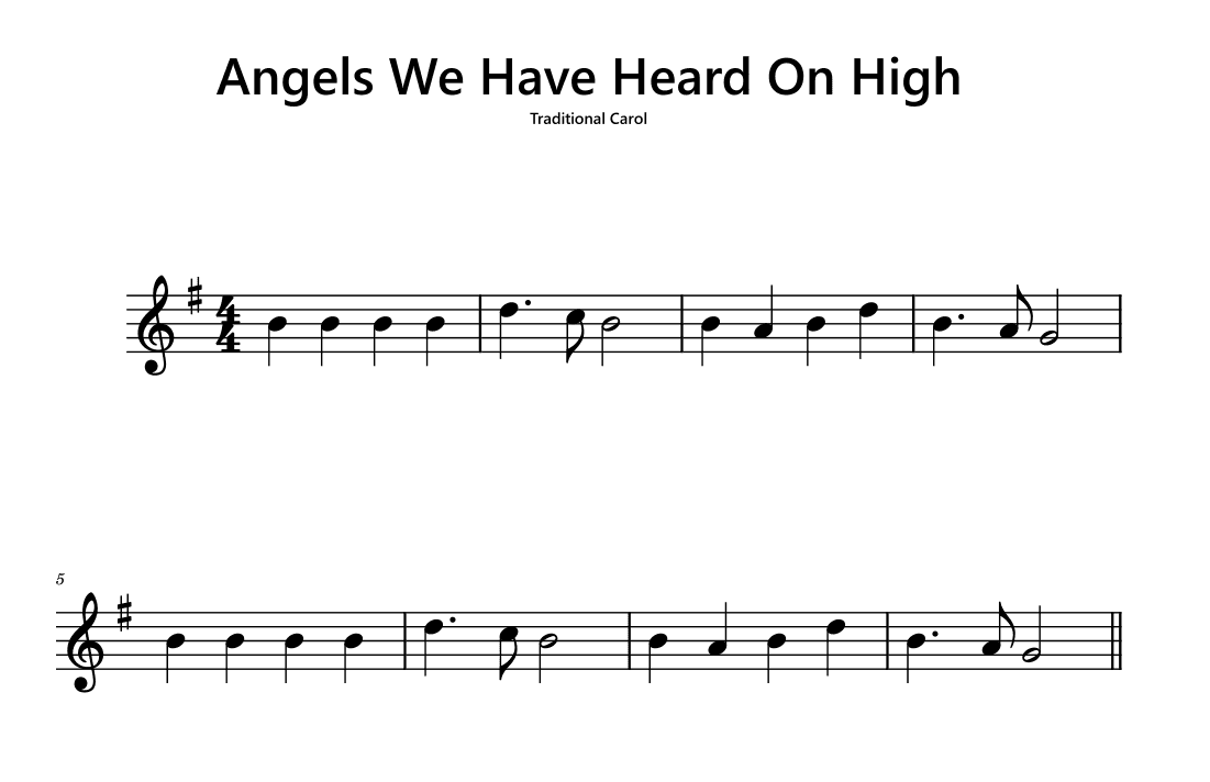 Angels We Have Heard On High (arr. Funtom)