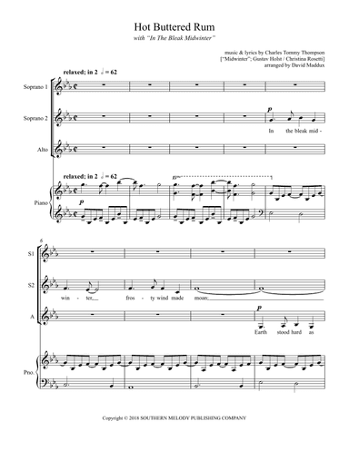 Hot Buttered Rum (arr. David Maddux)
