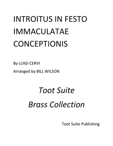 Introitus in Festo Immaculatae Conceptionis (arr. Bill Wilson)