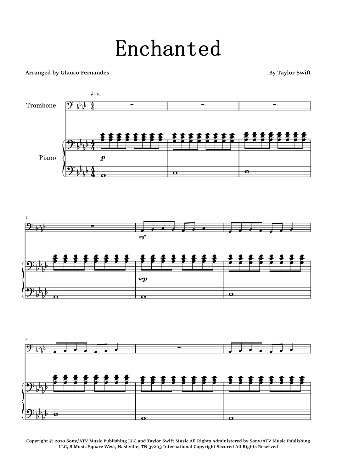 Enchanted (arr. Glauco Fernandes)