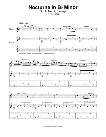 Nocturne in B-flat Minor (Op. 9, No. 1) (arr. Mark Phillips)