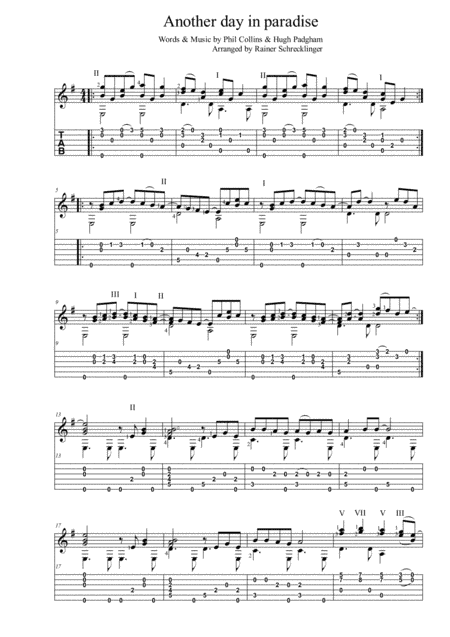 Another Day In Paradise (arr. Rainer Schrecklinger)