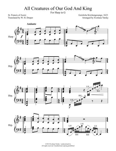 All Creatures of Our God And King (arr. Svetlana Yatsky)
