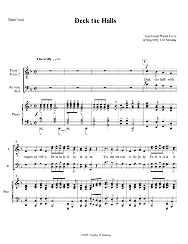 Deck the Halls (arr. Tim Sarsany)