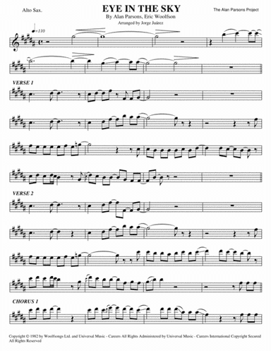 Eye In The Sky (arr. Jorge Juárez)