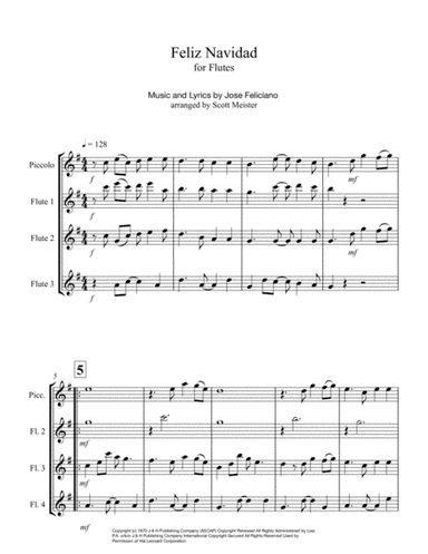 Feliz Navidad (arr. Scott Meister)