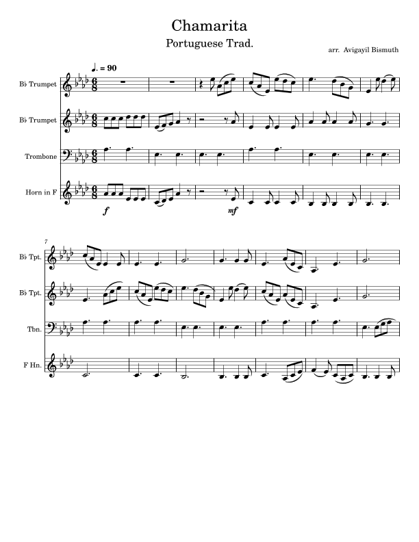 Chamarita (arr. Avigayil Bismuth)