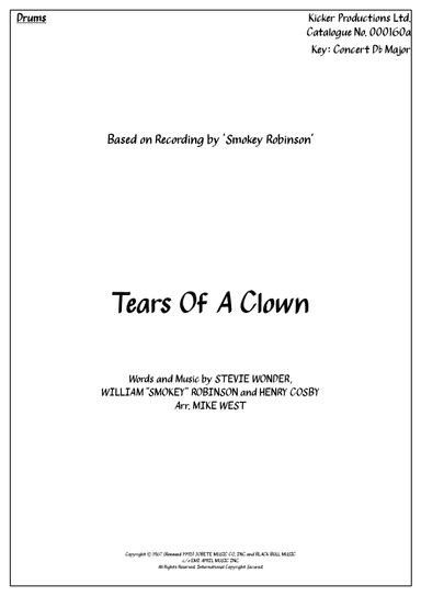 The Tears Of A Clown (arr. Michael Storeton-West)