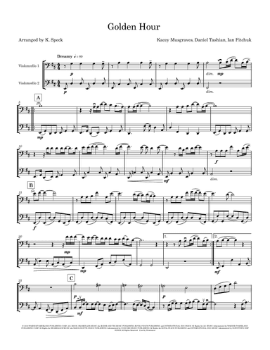 Golden Hour (arr. K. Speck)