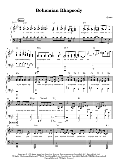Bohemian Rhapsody (arr. Anacrusa)