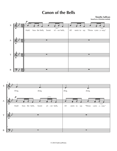 Canon of the Bells (Carol of the Bells) (arr. Timothy Sullivan)