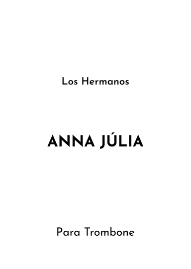 Anna Julia (arr. Jireh J.)
