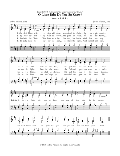 O Little Babe, Do You So Know?