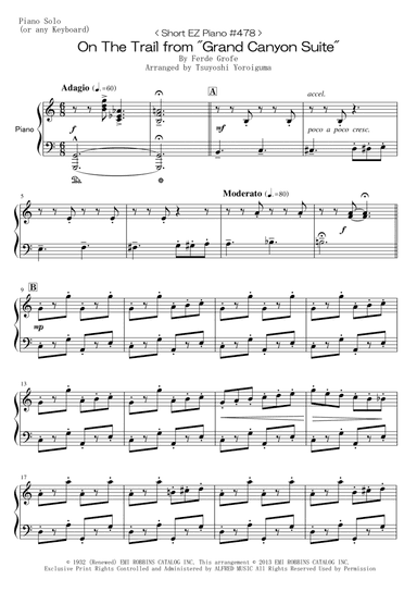 On The Trail (arr. Tsuyoshi Yoroiguma)