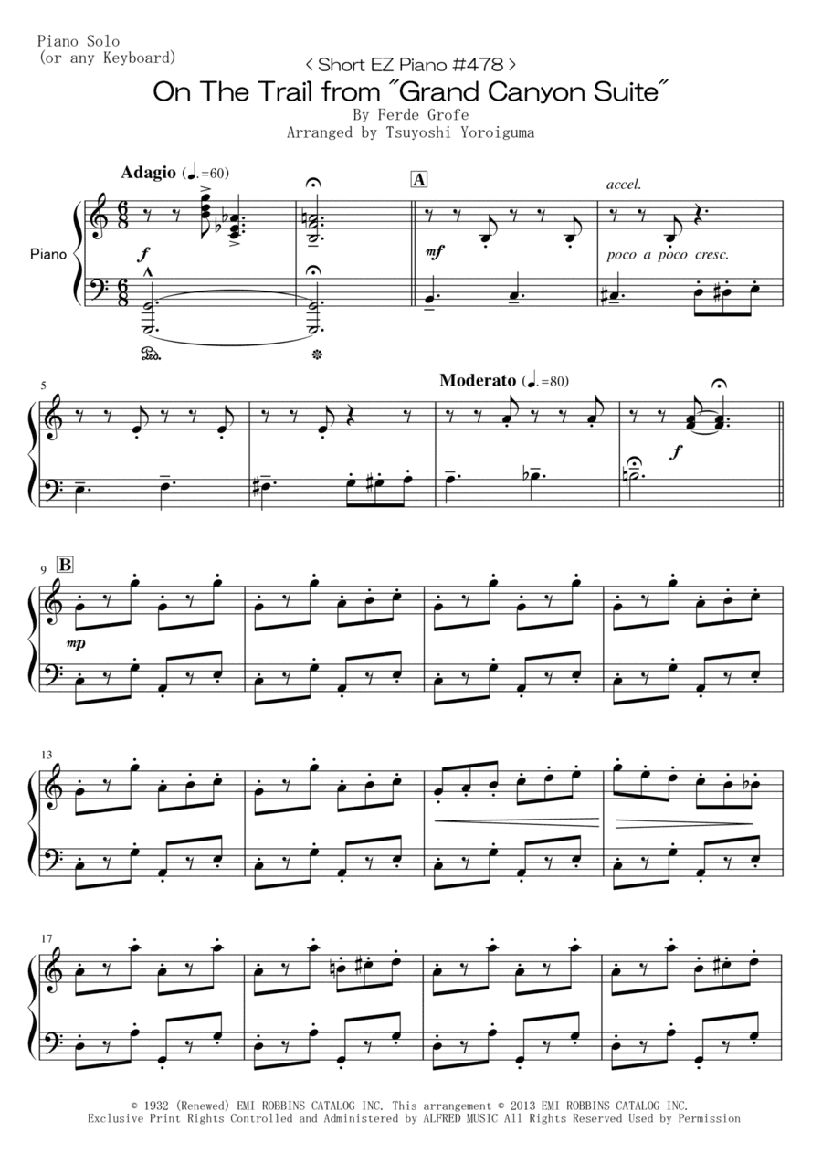 On The Trail (arr. Tsuyoshi Yoroiguma)