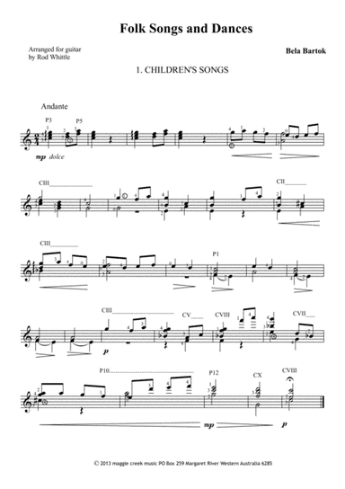 Folk Songs and Dances (arr. Rod Whittle)