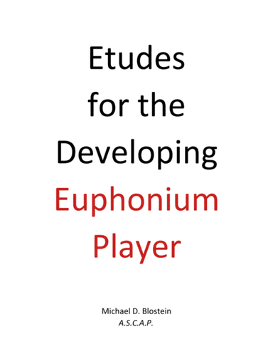 Etudes for the Developing Euphonium Player