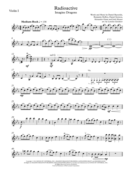 Radioactive (arr. Lorento Golofeev)