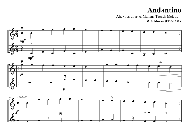 Andantino (arr. Biju Lawrence)