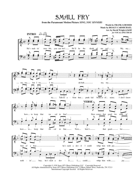 Small Fry (arr. David Wright)
