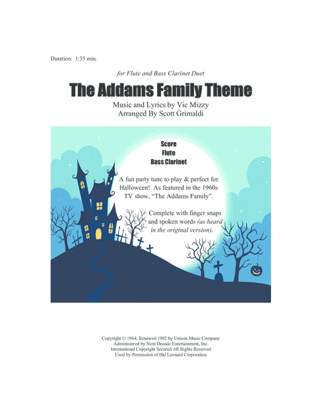 The Addams Family Theme (arr. Scott Grimaldi)
