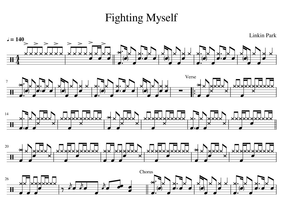Fighting Myself (arr. Matěj Diviš)