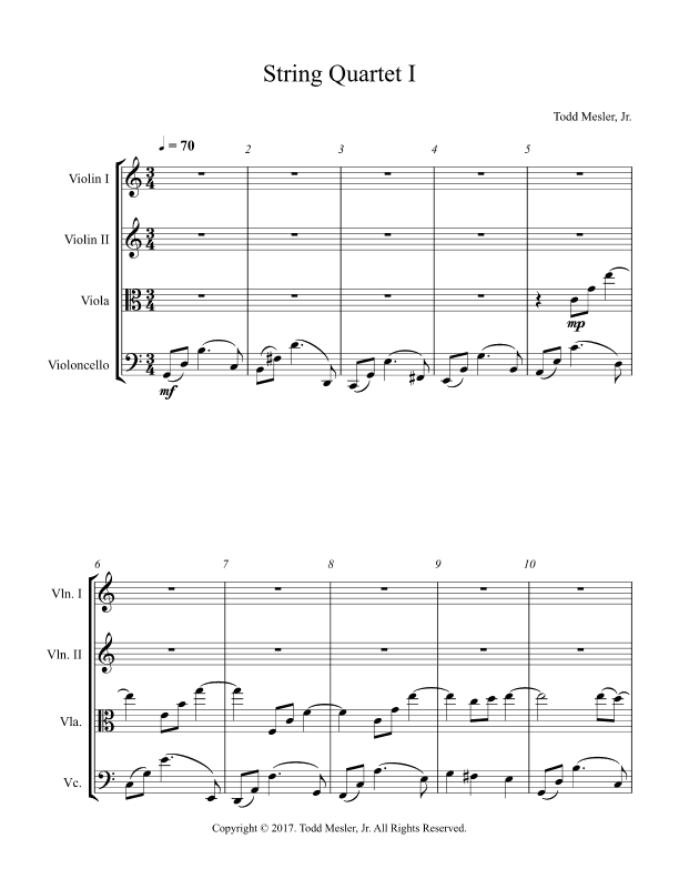 String Quartet I