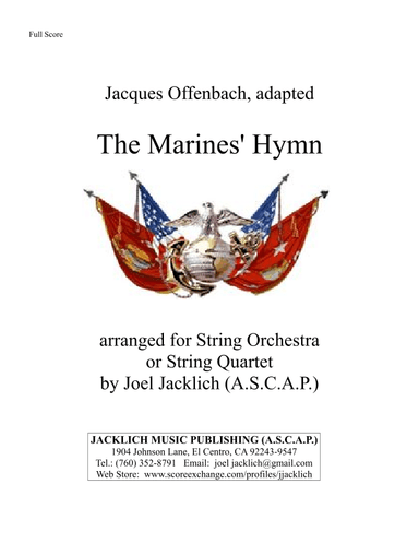 Marines' Hymn (From the Halls of Montezuma) (arr. Joel Jacklich (ASCAP))