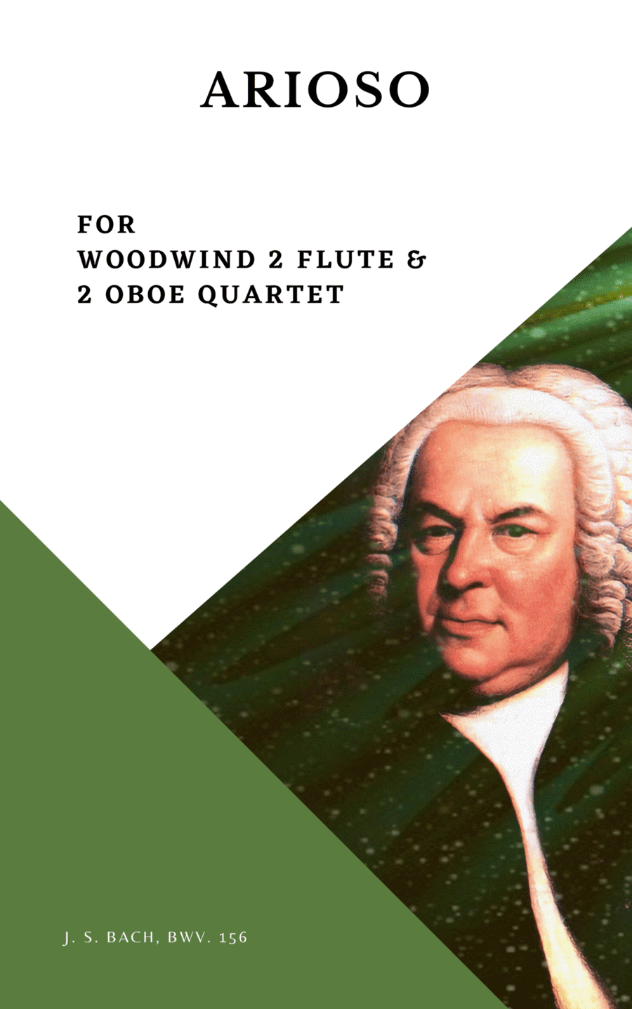 Arioso Bach Woodwind Quartet 2 Flutes 2 Oboes (arr. Woods Only)