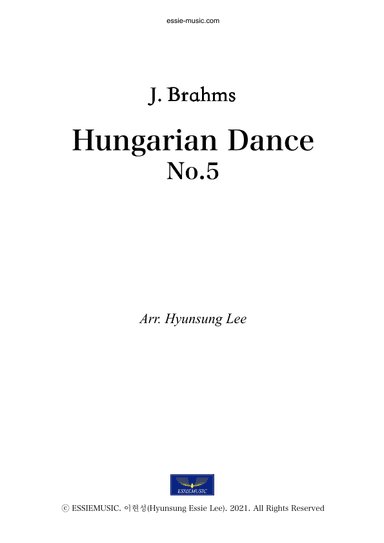 Hungarian Dance No.5 (arr. Hyunsung Essie Lee)