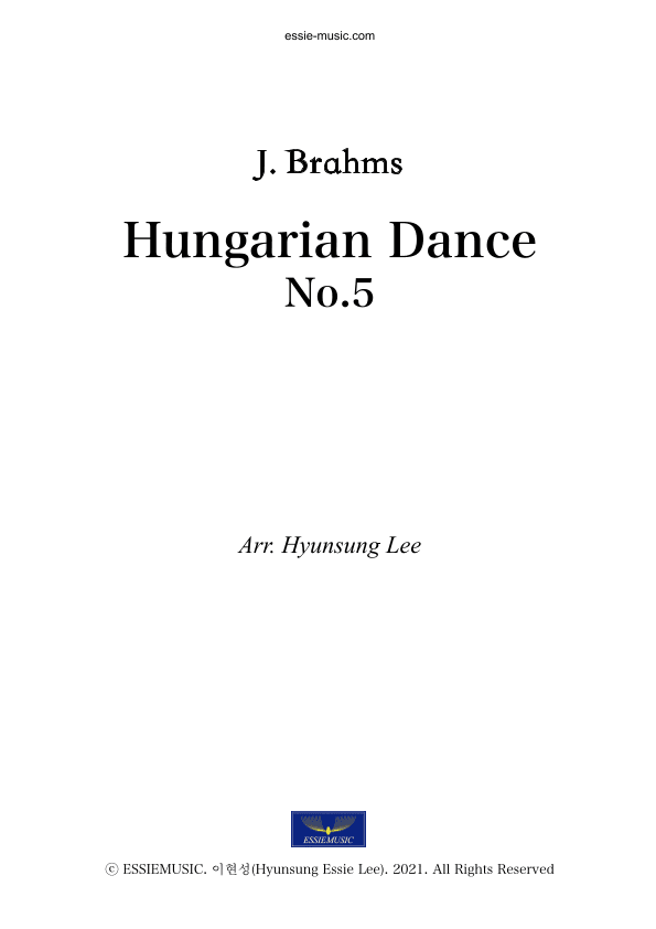 Hungarian Dance No.5 (arr. Hyunsung Essie Lee)
